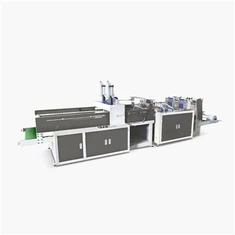 Plastic draagtas die machine maakt